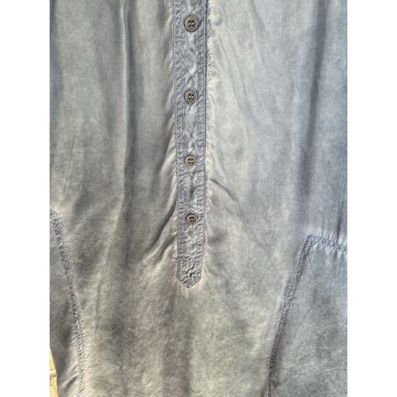 Johnny Was Pete & Greta Long Sl GREY Capras Blouse Shirt Tunic Size M PG31891016 - Picture 8 of 12